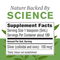 Silver Shield Liquid bottle label close-up