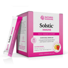 Front of Nature's Sunshine Solstic Immune 30-pack box