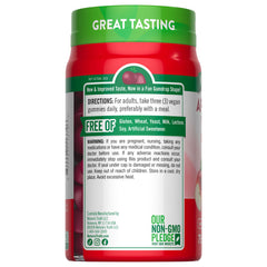 Nature's Truth packaging detail with recyclable icon, eco‑aware packaging benefit