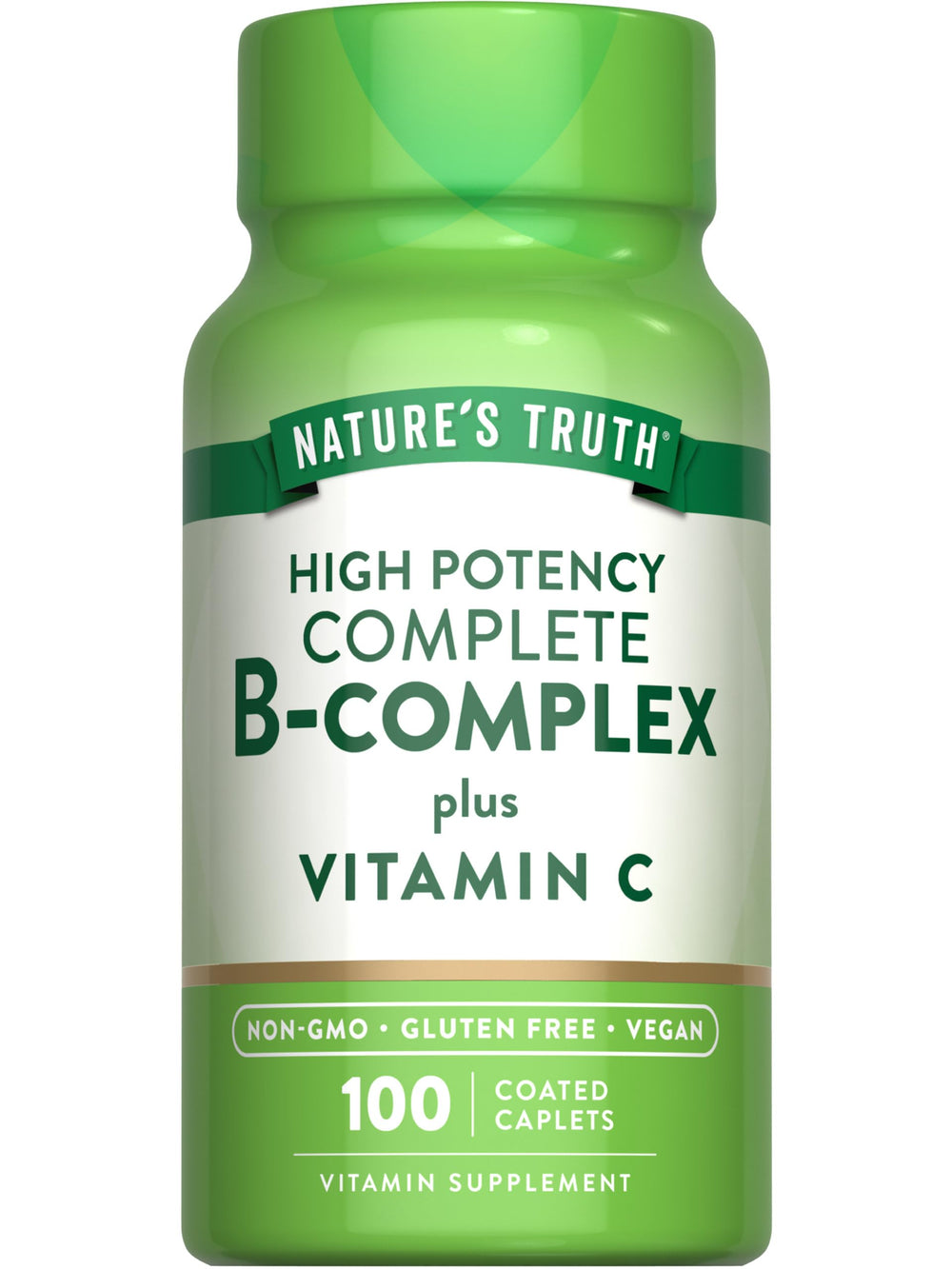 Nature's Truth B Complex + Vitamin C bottle - 100 caplets