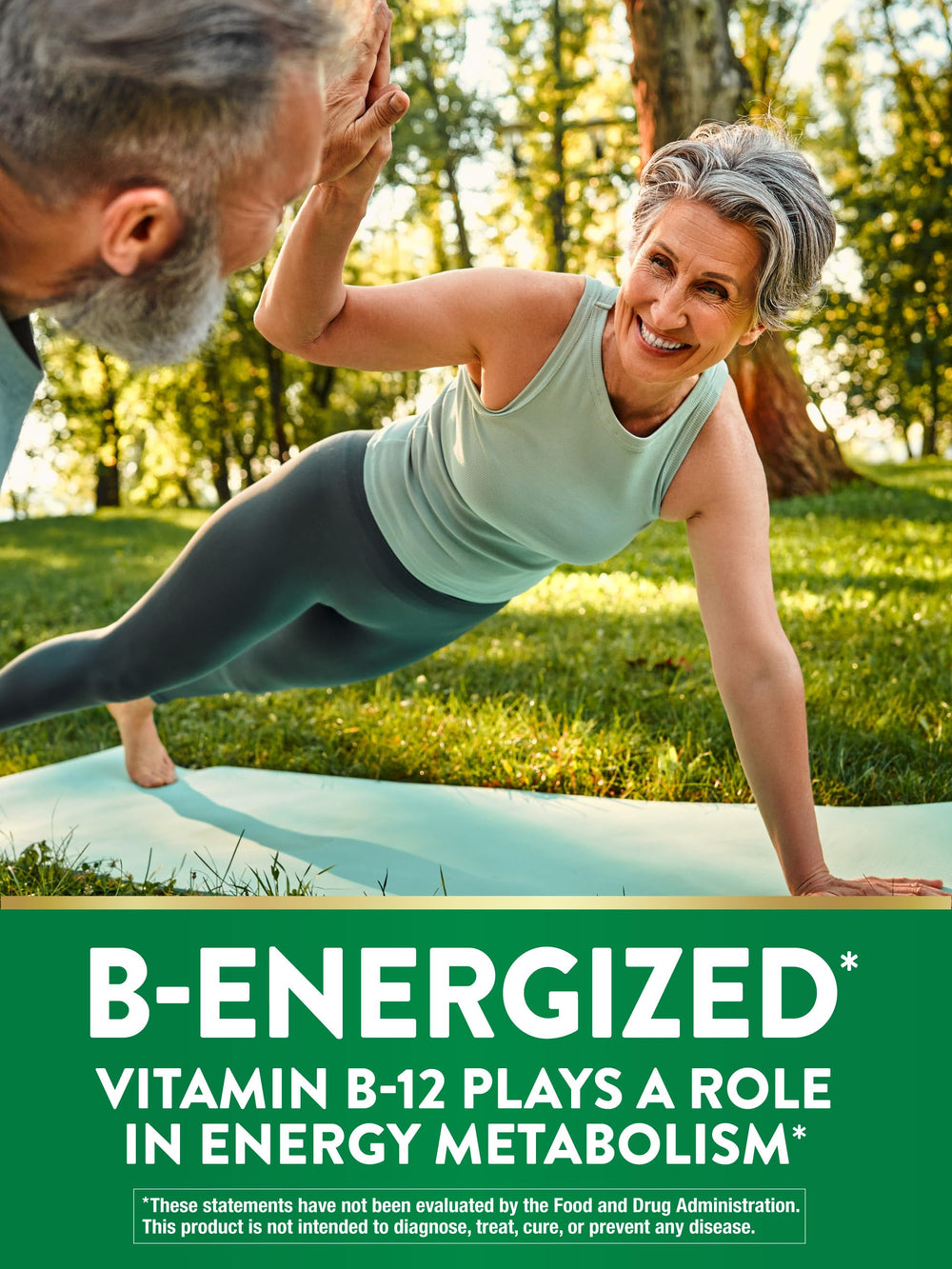 Close-up of vegan B12 tablet