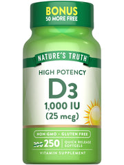 Bottle of Nature's Truth D3 1000 IU - main image