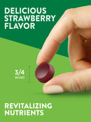 Label highlighting vegan, gluten-free and non-GMO status