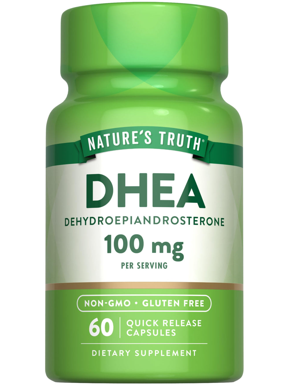 Nature's Truth DHEA 100mg 60 capsules bottle - hero image