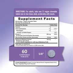 Close-up of Nature's Truth Elderberry Immune Complex bottle and label