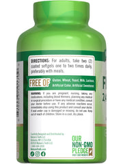 Front packaging art of Nature's Truth Fish Oil Omega-3