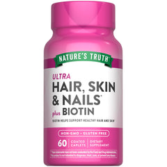 Nature's Truth Hair Skin Nails bottle and label