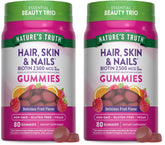Nature's Truth Hair Skin and Nails Gummies bottle and label
