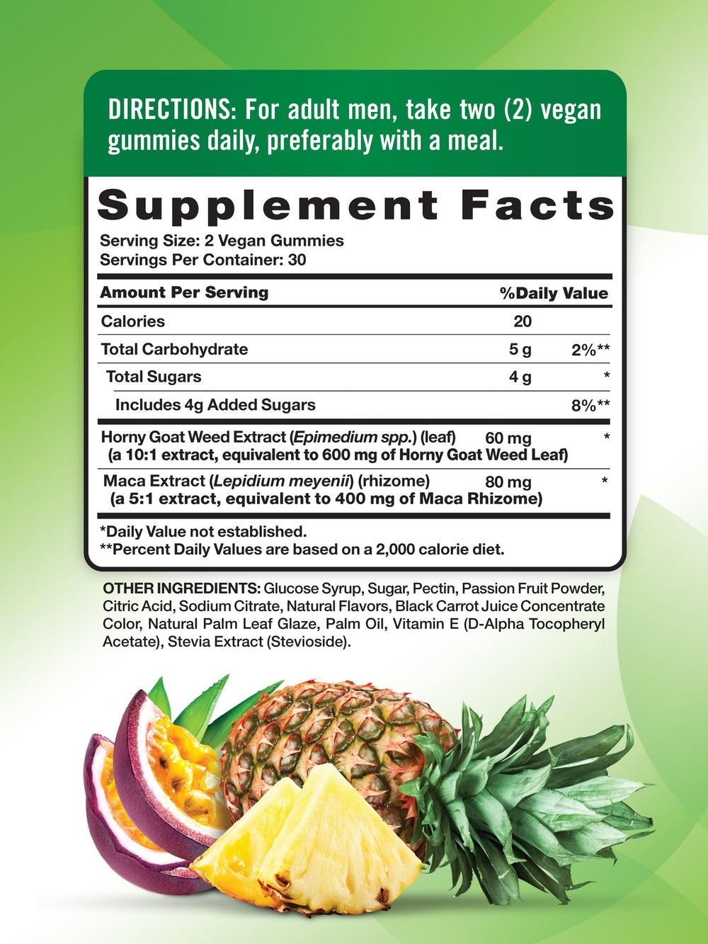 Packaging image of Nature's Truth Horny Goat Weed Gummies