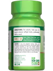 Close-up of Nature's Truth K2 MK7 Complex bottle