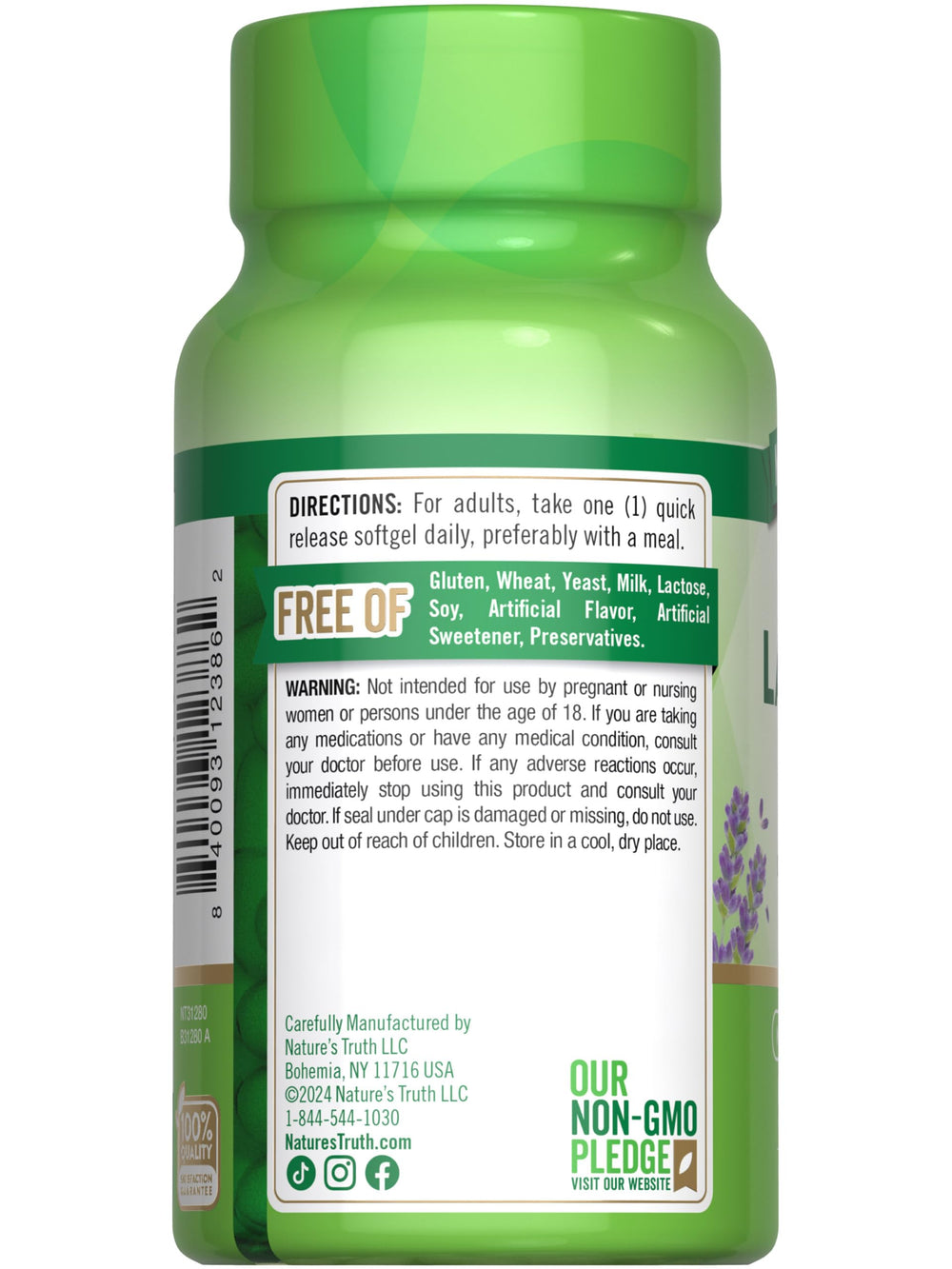 Brand heritage badge indicating three generations of vitamin innovation