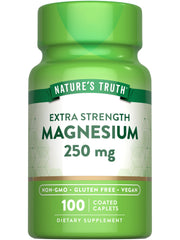Nature's Truth Magnesium 250 mg - 100 caplets bottle hero