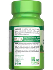 Shelf-ready Nature's Truth oregano oil softgels box and bottle