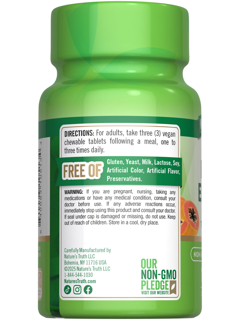 Nature's Truth Papaya Enzyme product line