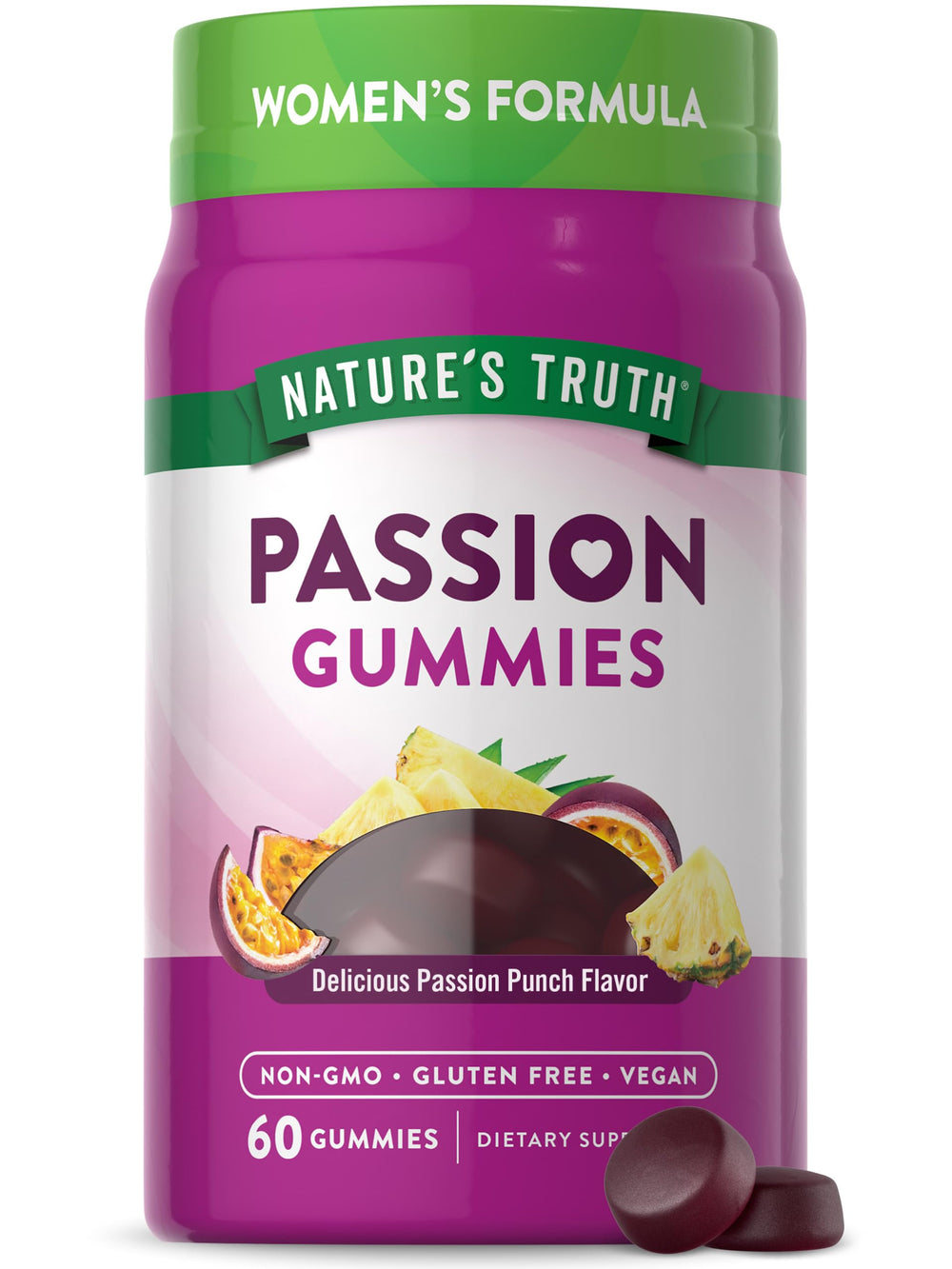 Nature's Truth Passion Gummies bottle front