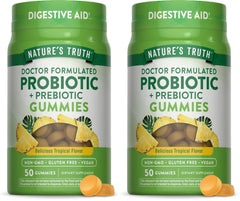 Nature's Truth Probiotic Gummies for Adults bottle – 50 count, Pack of 2