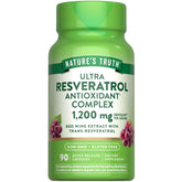 Nature's Truth Resveratrol Complex 1200 mg bottle with 90 capsules