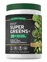Nature's Truth Super Greens powder tub