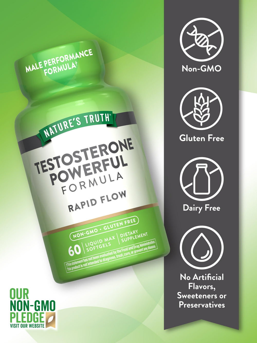 Nature's Truth testosterone in-use daily routine demonstrates practical wellness integration