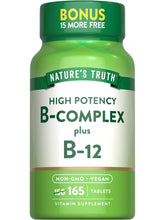 Nature's Truth Vitamin B Complex 165 tablets – front view
