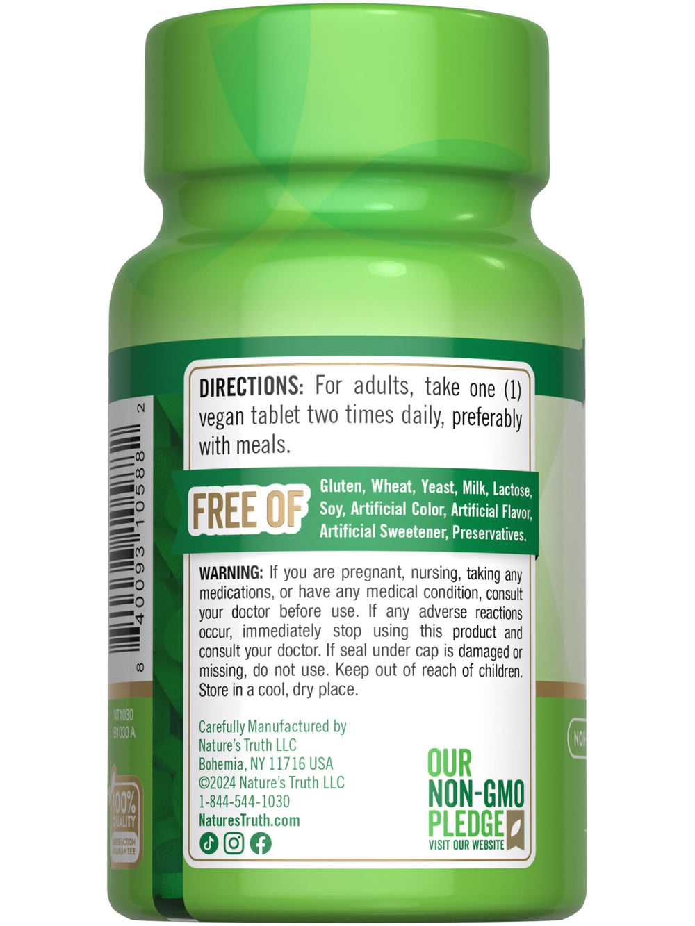 7-count Nature's Truth Vitamin B1 Thiamine supplement box