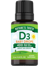 Nature's Truth Vitamin D Drops for Infants bottle with label
