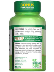 Lifestyle image of the bottle against a natural background