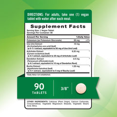 Front view of Nature's Truth Water Pill with Potassium bottle