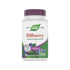 Nature's Way Bilberry Premium Extract bottle and label