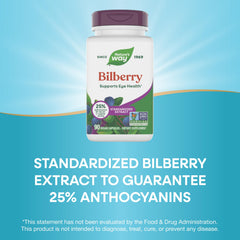 Label highlighting 25% anthocyanins standardization