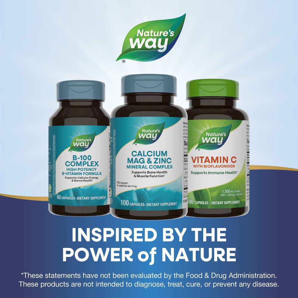 Gluten-free symbol on Nature's Way supplement label