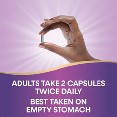 Nature's Way bottle on kitchen table suggesting daily wellness routine