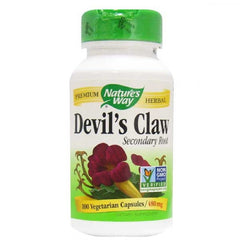 Devil's Claw Root 100 capsules per pack - Nature's Way packaging (Pack of 2)
