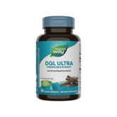 Nature's Way DGL Ultra bottle with GutGard licorice root extract, 75 mg per capsule