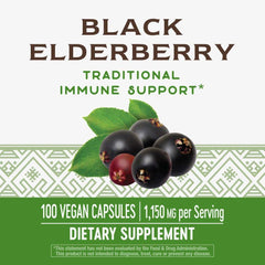 Second bottle of Nature's Way Elderberry 100-cap pack