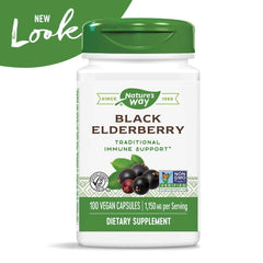 Winter wellness concept with Nature's Way Elderberry product
