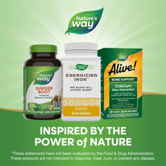 Lifestyle shot showcasing Nature's Way branding