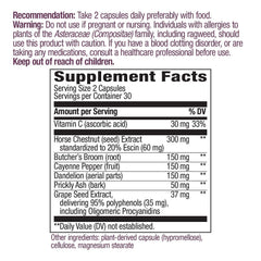 Container of 60 vegan capsules