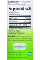 Nature's Way Marshmallow Root packaging shows Oregon Tilth organic processing certification