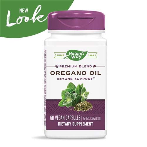 Standardized oregano oil with flaxseed for immune support labeling