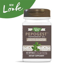 Back view of Pepogest box with supplement facts
