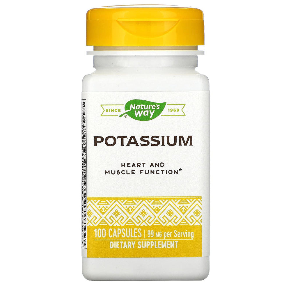 Nature's Way Potassium Complex 100 Caps bottle front view