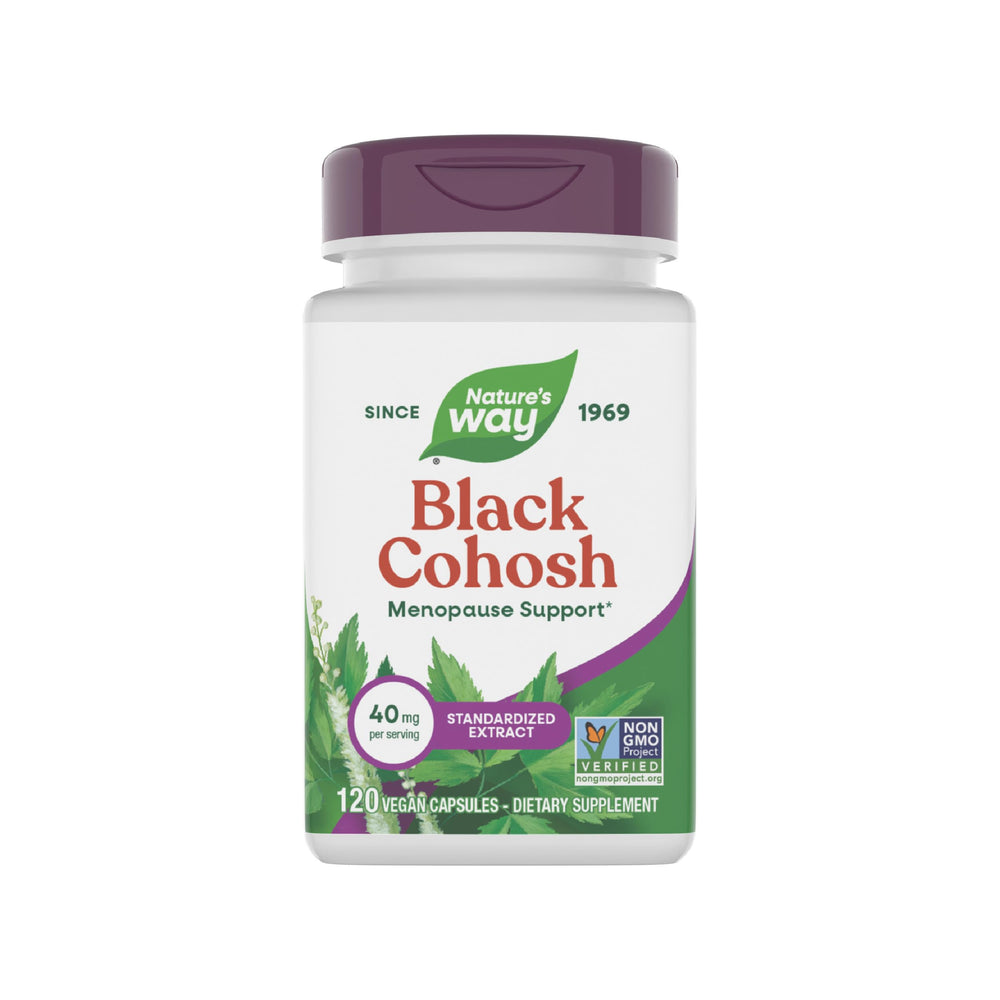Nature's Way Premium Black Cohosh 40 mg per serving, 120 vegan capsules