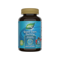 Bottle of Nature's Way Quick Calm Gummies with L-Theanine