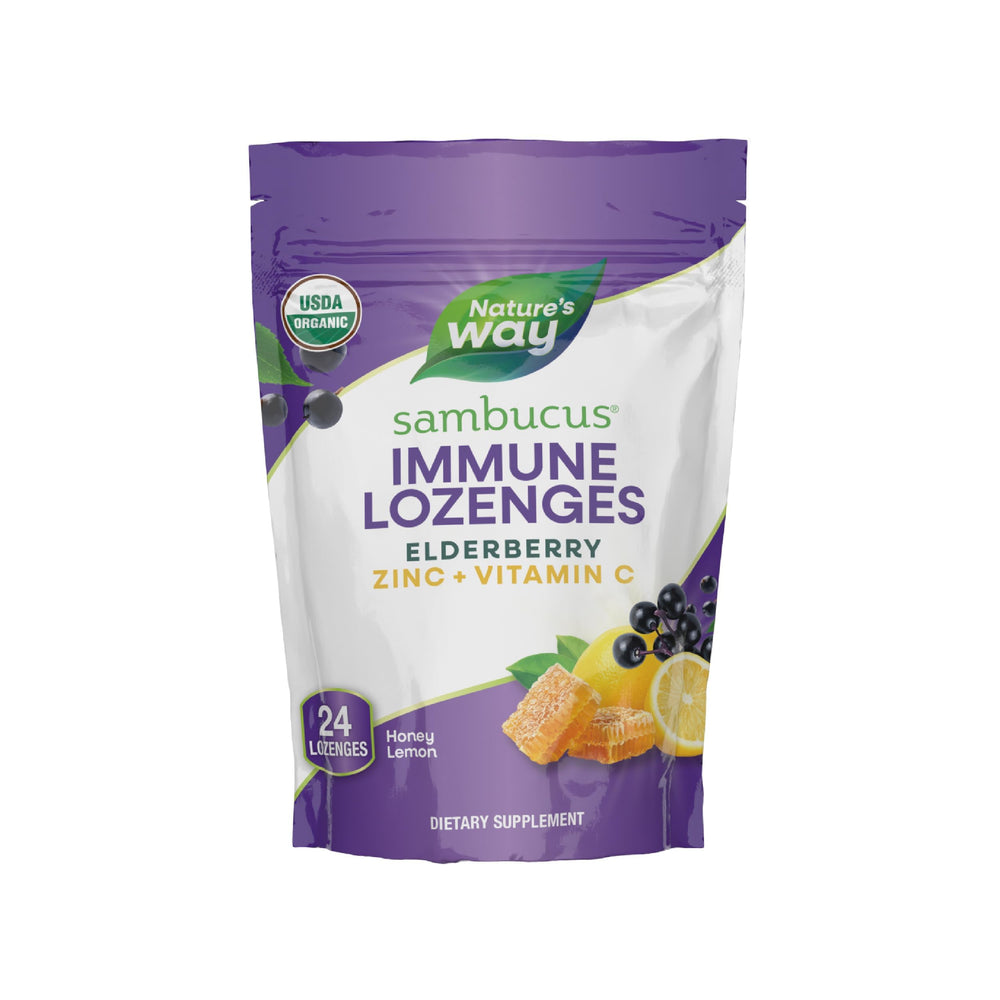 Nature's Way Sambucus Immune Lozenges packaging front
