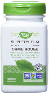 Nature's Way Slippery Elm Bark 2-Pack capsules, 400 mg each