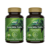 Nature's Way Super Milk Thistle 2-pack front view bottle