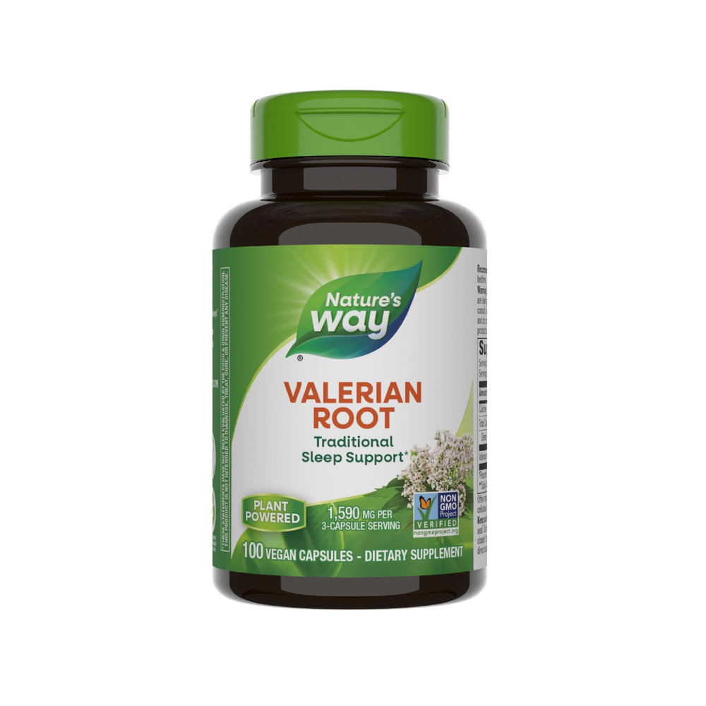 Nature's Way Valerian Root bottle with label