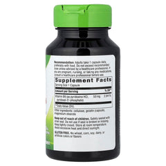 Close-up of Nature's Way Vitamin B6 bottle label showing 50 mg per serving