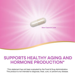 Supplement facts panel for DHEA 5 mg